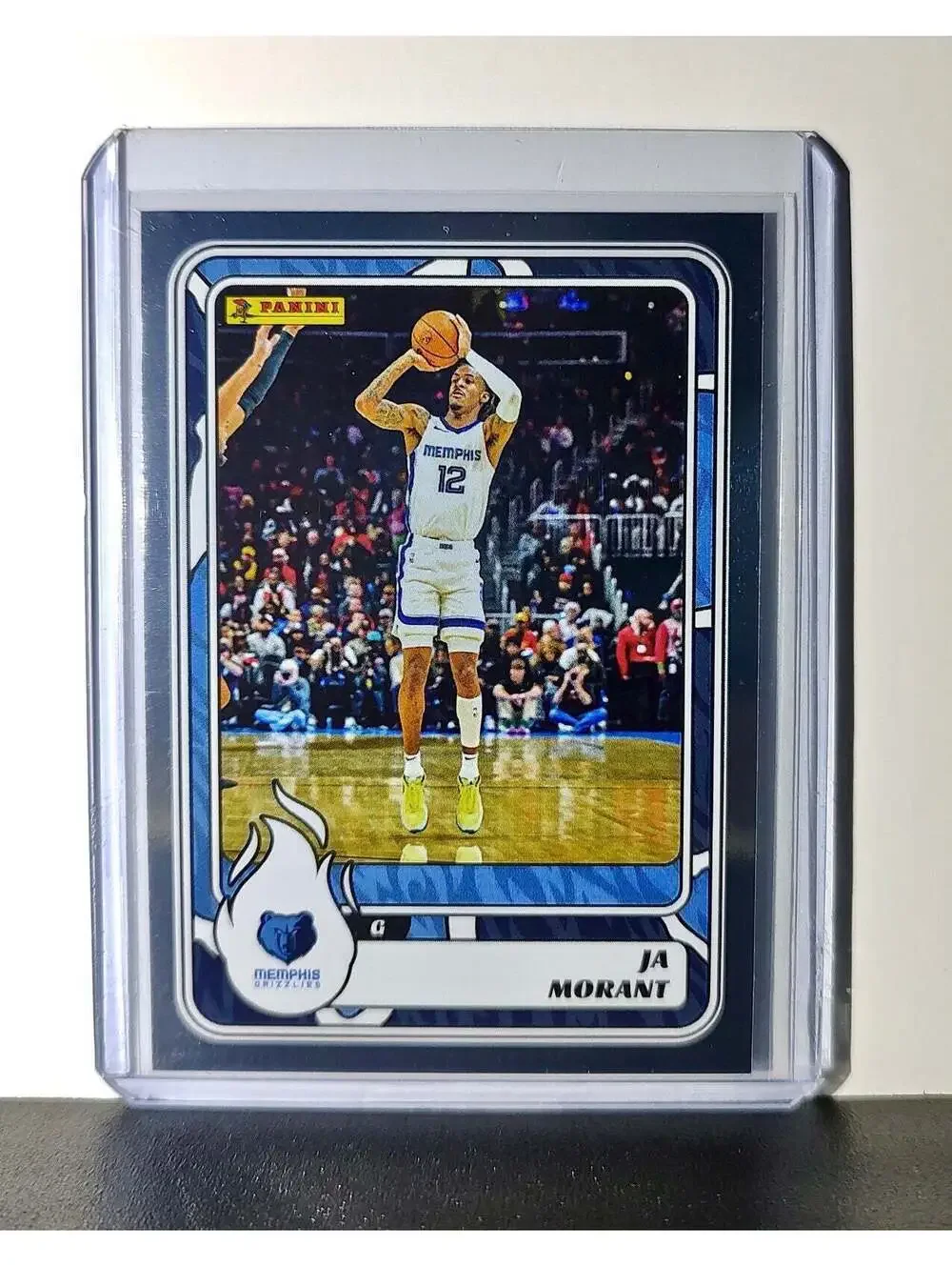 Ja Morant 2024-25 Panini NBA #46 Foil Sticker Card Memphis Grizzlies